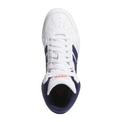 Souliers Adidas Pour Garçons (Junior) - HOOPS 4.0 MID -Go Sport Boutique adidas hoops 4 0 mid blanc bleu 005530 230 01