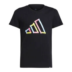 T-shirt Pour Enfants (Junior) Adidas - J T TEE -Go Sport Boutique adidas j t tee noir 057035 812 02