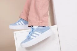 Souliers Plateforme Pour Filles (Junior) - Adidas - VL COURT BOLD -Go Sport Boutique adidas vl court bold bleu pale 005450 827 05