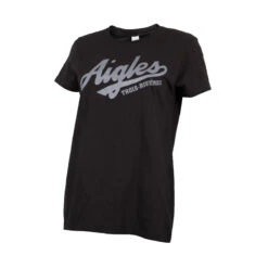 T-shirt à Manches Courtes Pour Femmes - Les Aigles De Trois-Rivières 8 T-shirt à Manches Courtes Pour Femmes - Les Aigles De Trois-Rivières -Go Sport Boutique aigles shawinigan t shirt logo aigles tr avant noir gris 555403 672