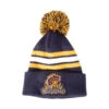 Tuque Lignée à Rebord Avec Pompon Et Logo Brodé - Cataractes