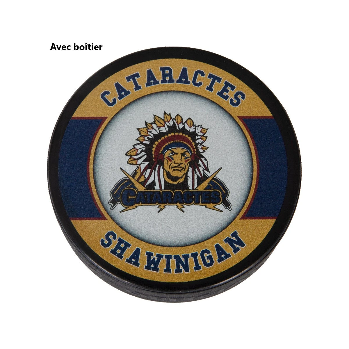 Rondelle De Hockey Des Cataractes (avec Boîtier)- Cataractes 3 Rondelle De Hockey Des Cataractes (avec Boîtier)- Cataractes
