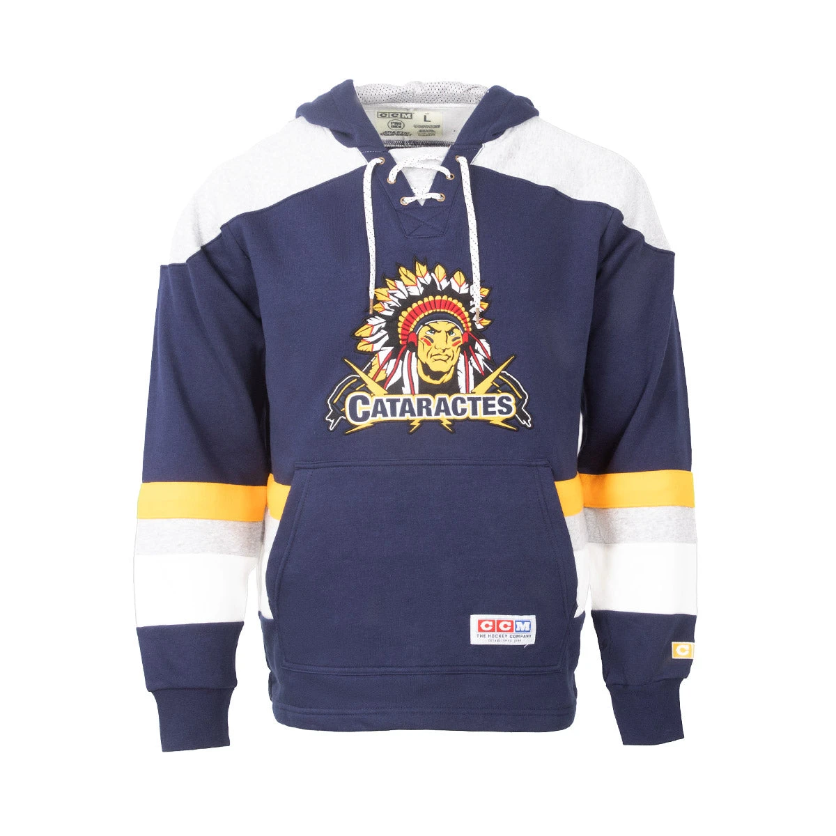 CCM HOODIE TROWBACK - Coton Ouaté Vintage Pour Hommes - CATARACTES 3 CCM HOODIE TROWBACK - Coton Ouaté Vintage Pour Hommes - CATARACTES