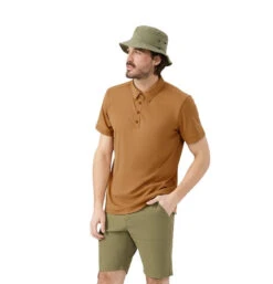 Polo Pour Hommes Chlorophylle - AUSTRAL 15 Polo Pour Hommes Chlorophylle - AUSTRAL -Go Sport Boutique chloro polo austral cognac 016791 196