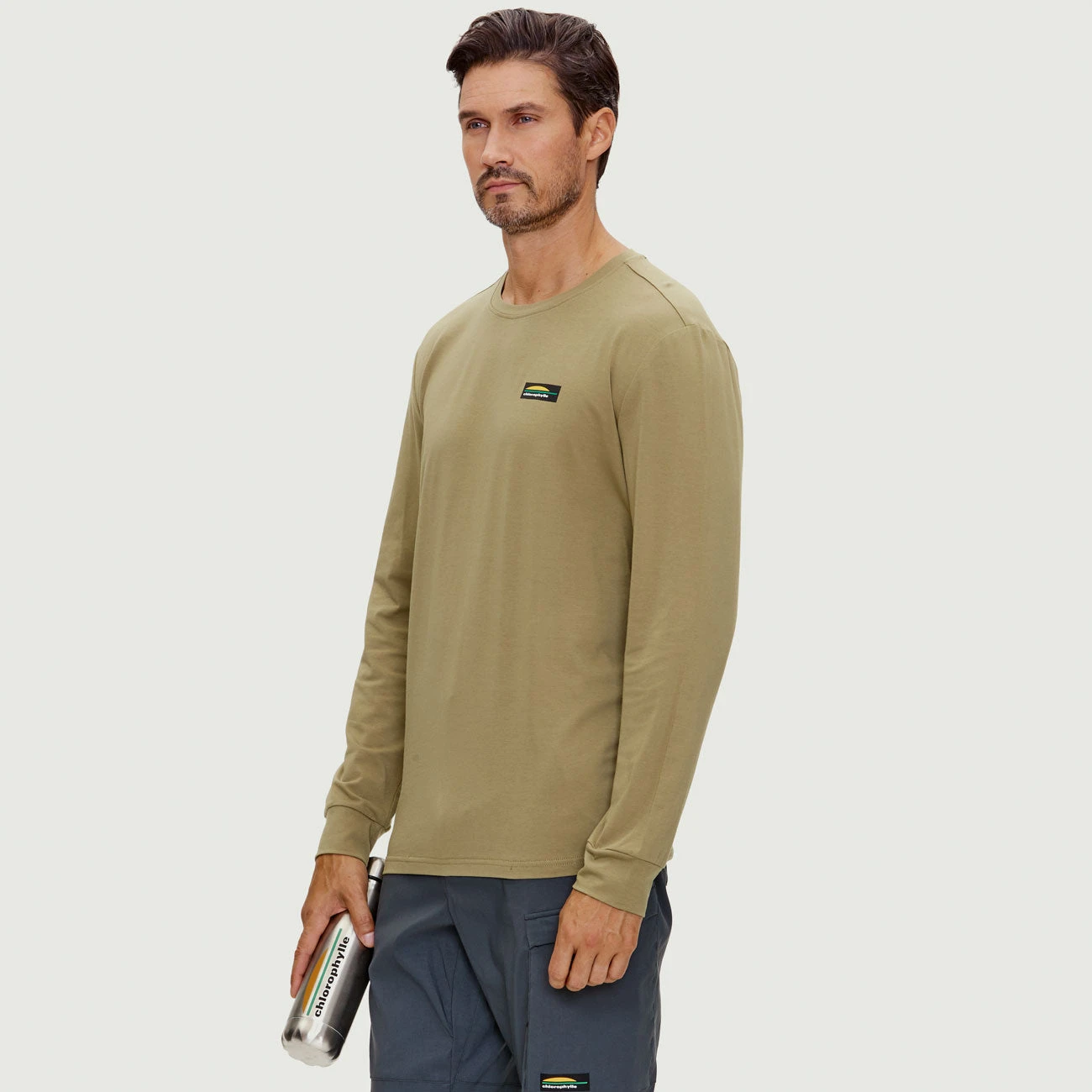 T-SHIRT ML CHLORO - Chandail Manche Longue Hommes - Chlorophylle 8 T-SHIRT ML CHLORO - Chandail Manche Longue Hommes - Chlorophylle – Image 6