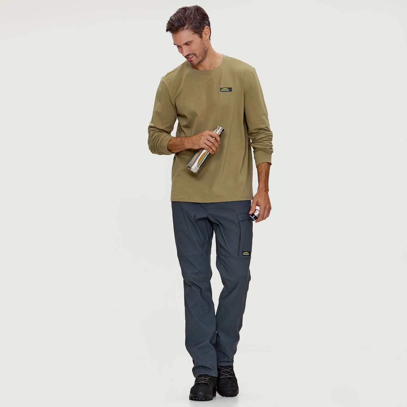 T-SHIRT ML CHLORO - Chandail Manche Longue Hommes - Chlorophylle 5 T-SHIRT ML CHLORO - Chandail Manche Longue Hommes - Chlorophylle – Image 3