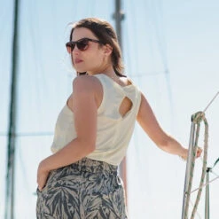 PERCÉ - Camisole Pour Femmes - Chlorophylle 19 PERCÉ - Camisole Pour Femmes - Chlorophylle -Go Sport Boutique chlorophylle camisole perce jaune 181290 616 04