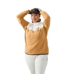 Chandail Polaire Pour Femmes Chlorophylle - NILAS SNAP -Go Sport Boutique chlorophylle nilas snap brun 018250 620 01