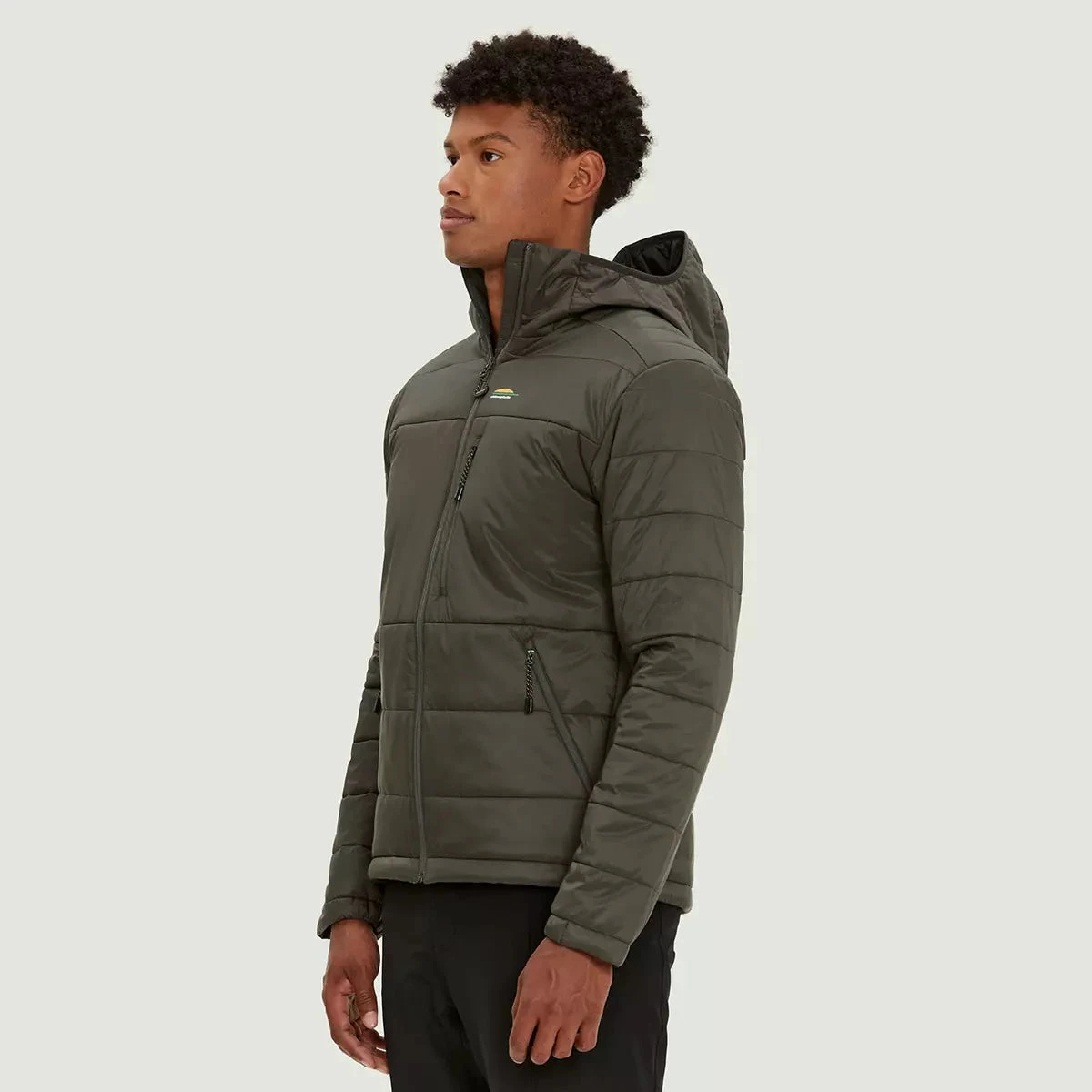 PRIMO JACKET HOODIE - Manteau Pour Hommes - Chlorophylle 4 PRIMO JACKET HOODIE - Manteau Pour Hommes - Chlorophylle – Image 2
