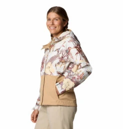 Manteau Imperméable Columbia Pour Femmes - HIKEBOUND PRINTED 25 Manteau Imperméable Columbia Pour Femmes - HIKEBOUND PRINTED -Go Sport Boutique columbia hikebound printed blanc 211633 618 02