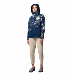 Manteau Imperméable Columbia Pour Femmes - HIKEBOUND PRINTED 20 Manteau Imperméable Columbia Pour Femmes - HIKEBOUND PRINTED -Go Sport Boutique columbia hikebound printed marine 211633 611 05