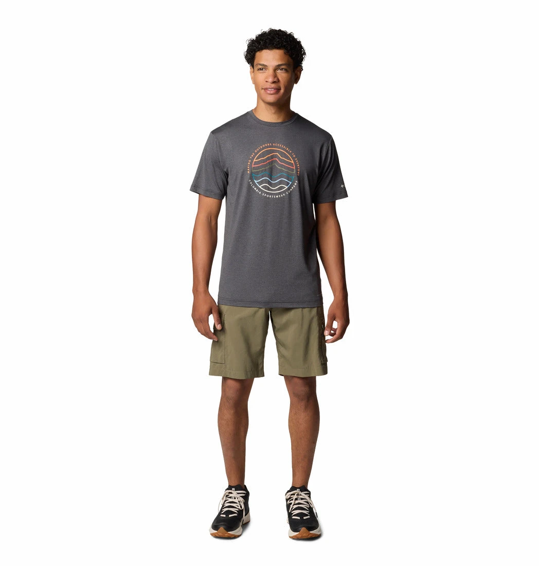 T-shirt Pour Hommes Columbia - KWICK HIKE GRAPHIC 8 T-shirt Pour Hommes Columbia - KWICK HIKE GRAPHIC – Image 6