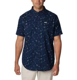 Chemise Pour Hommes Columbia - RAPID RIVERS™ PRINTED 15 Chemise Pour Hommes Columbia - RAPID RIVERS™ PRINTED -Go Sport Boutique columbia rapid rivers printe marine 176893 111
