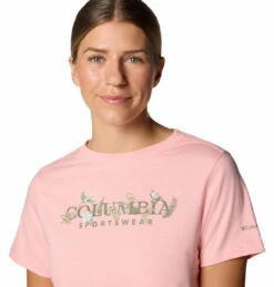 T-shirt Columbia Pour Femmes - ROLLING BEND TEE -Go Sport Boutique columbia rolling bend tee rose pale 211021 661 02 bc563b4f 8068 4354 9dca 5c9f536cfd35