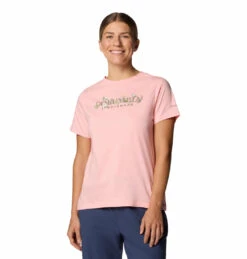 T-shirt Columbia Pour Femmes - ROLLING BEND TEE -Go Sport Boutique columbia rolling bend tee rose pale 211021 661 fbf20665 9804 4355 8500 da4075b9a55a
