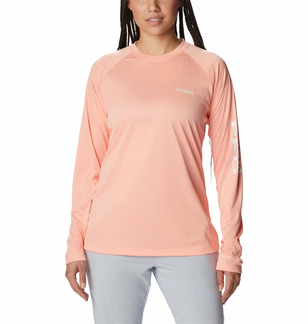 Chandail à Manches Longues Pour Femmes Columbia - TIDAL TEE HEATHER LS 7 Chandail à Manches Longues Pour Femmes Columbia - TIDAL TEE HEATHER LS – Image 5