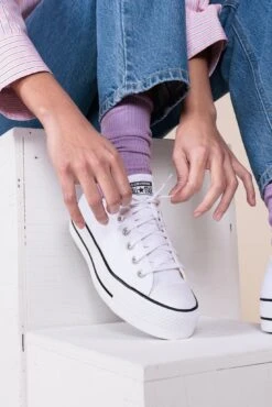 Souliers Converse Pour Femmes - LIFT PLATFORM -Go Sport Boutique converse ctas lift platform blanc 325858 618 07