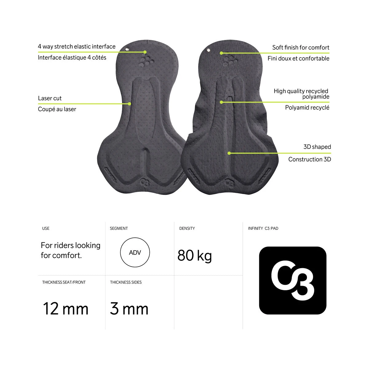 CORE ESSENCE BIB SHORT - Cuissards à Bretelles Pour Hommes - Craft – Image 2
