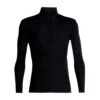 M EVERDAY LS HALF ZP - Couche De Base Thermique Pour Hommes - Icebreaker -Go Sport Boutique icebreaker m everday ls half zp noir 104484 112