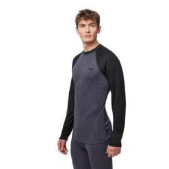 MERINOMIX.PRO.TOP - Couche De Base Pour Hommes - Kombi 7 MERINOMIX.PRO.TOP - Couche De Base Pour Hommes - Kombi -Go Sport Boutique kombi merinomix pro top m charcoal 546958 135 02