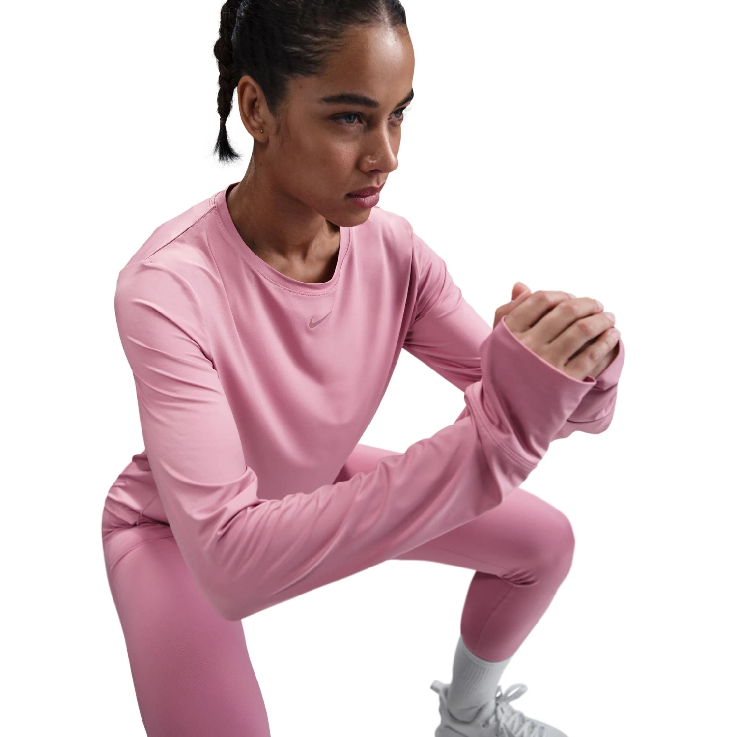 Chandail à Manches Longues Pour Femmes Nike - ONE CLASSIC 17 Chandail à Manches Longues Pour Femmes Nike - ONE CLASSIC – Image 15