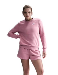 Chandail à Manches Longues Pour Femmes Nike - NSW CLUB FLC CREW -Go Sport Boutique nike w nsw club flc crew rose pale 171217 661 05