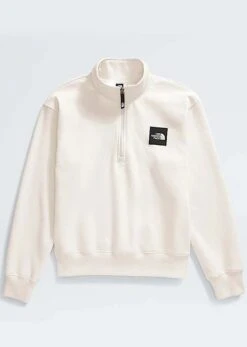 Chandail Manches Longues North Face Pour Femmes - BOX HALF DOME 1/4ZIP -Go Sport Boutique north face box half dome 1 4zip blanc 071719 618