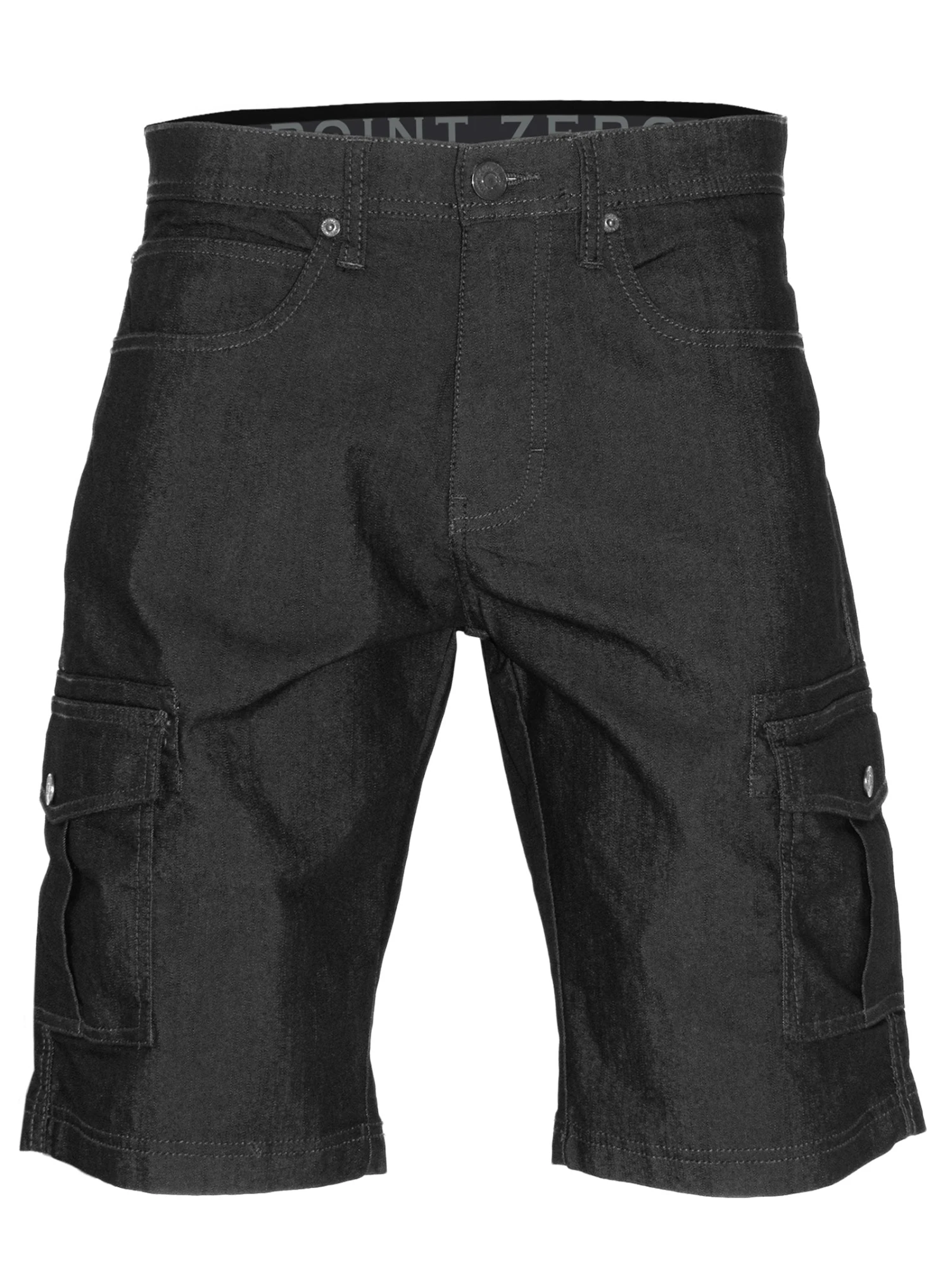 Shorts Pour Hommes Point Zero - BERMUDA SLUB TWILL CARGO 5 Shorts Pour Hommes Point Zero - BERMUDA SLUB TWILL CARGO – Image 3