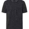 Polo Pour Hommes Point Zero - MINI STRIPE POLO -Go Sport Boutique point zero pz mini stripe polo noir 761523 112
