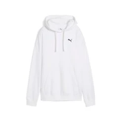 Coton Ouaté Puma Pour Femmes - ESSENTIAL PUMA LOGO RELAXED HOODIE