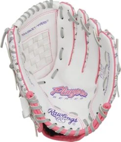 Gants De Baseball Rawlings Pour Filles (Junior) - PLAYERS SERIE -Go Sport Boutique rawlings players serie 10 blanc 851506 218 02