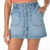 Jupe Jeans Pour Femmes Roxy - LIL SUNSHINE SKIRT -Go Sport Boutique roxy lil sunshine skirt bleu danub 104148 689