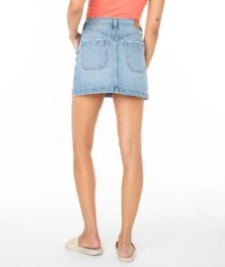 Jupe Jeans Pour Femmes Roxy - LIL SUNSHINE SKIRT -Go Sport Boutique roxy lil sunshine skirt bleu danub 104148 689 02