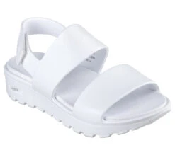 Sandales Plateforme Pour Femmes - Skechers - FOAMIES ARCH FIT FOOTSTEPS -Go Sport Boutique skechers foamies arch fit footsteps blanc 893412 618 02