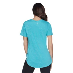 T-shirt Long Pour Femmes Skechers - GODRI SWIFT TUNIC -Go Sport Boutique skechers godri swift tunic turquoise 892129 670 02 d50da276 9b0f 4ab7 81a0 906042494a0c