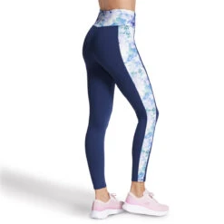 Legging Pour Femmes Skechers - GOWALK SEASCAPE FLORAL -Go Sport Boutique skechers gowalk seascape floral legging marine 899123 611 02