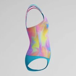 Maillot De Bain Filles (Junior) Speedo - PRINT TANKINI SET -Go Sport Boutique speedo print tankini set bleu 752323 893 01