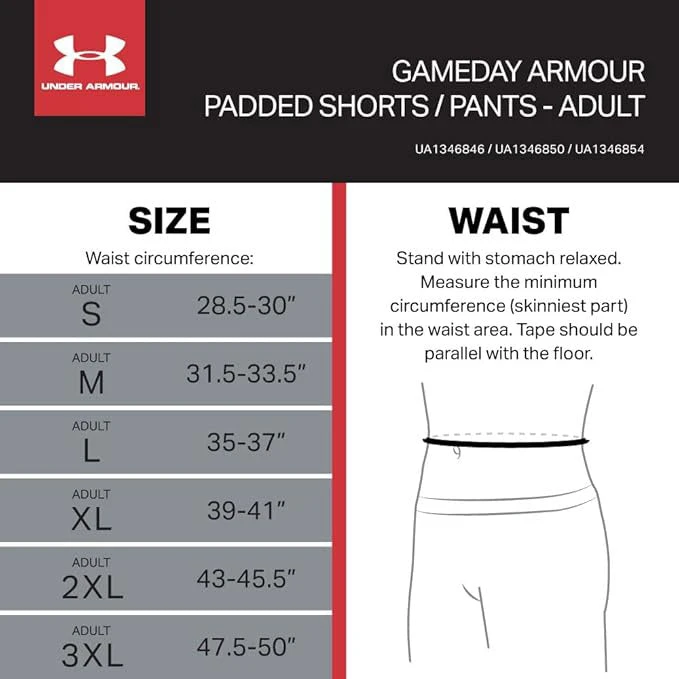 GARMEDAY 5-PAD GIRDLE - Short Rembourré De Football Pour Hommes - Under Armour 6 GARMEDAY 5-PAD GIRDLE - Short Rembourré De Football Pour Hommes - Under Armour – Image 4