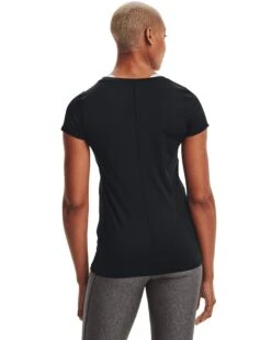 HG ARMOUR SS - T-shirts à Manches Courtes Pour Femmes - Under Armour -Go Sport Boutique under armour canada hg armour ss noir 964132 612 01
