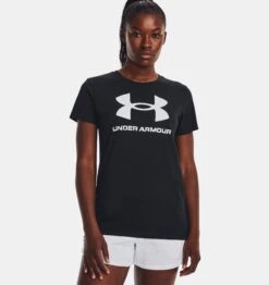 T-shirt Pour Femmes Under Armour - LIVE GRAPHIC SSC -Go Sport Boutique under armour canada live graphic ssc noir 740291 612