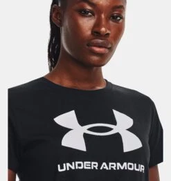 T-shirt Pour Femmes Under Armour - LIVE GRAPHIC SSC -Go Sport Boutique under armour canada live graphic ssc noir 740291 612 02