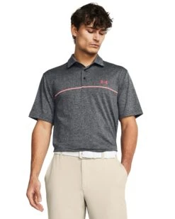 Polo De Golf Pour Hommes Under Armour - PLAYOFF 3.0 STRIPE -Go Sport Boutique under armour canada playoff 3 stripe noir rouge 378676 133 626b5747 308e 4ff3 a5fb 4d0ea8e1348b