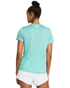 T-shirt Under Armour Pour Femmes - V-UA TECH TWIST™ 17 T-shirt Under Armour Pour Femmes - V-UA TECH TWIST™ -Go Sport Boutique under armour canada tech ssv twist w vert 138427 617 01